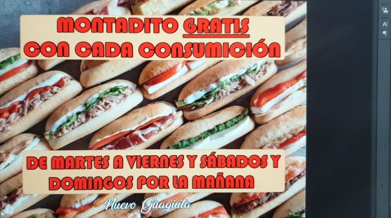 Montaditos variados del Nuevo Guagüita