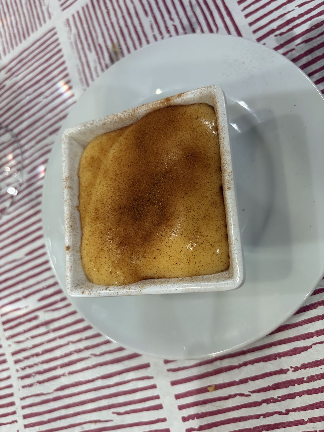 Postre casero de la casa